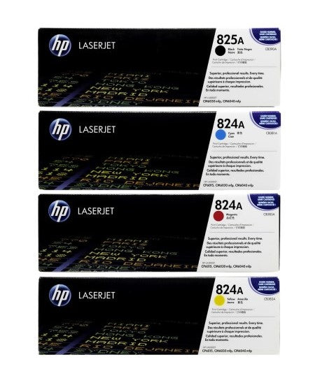 HP CB390A OEM Toner Set, B/C/M/Y