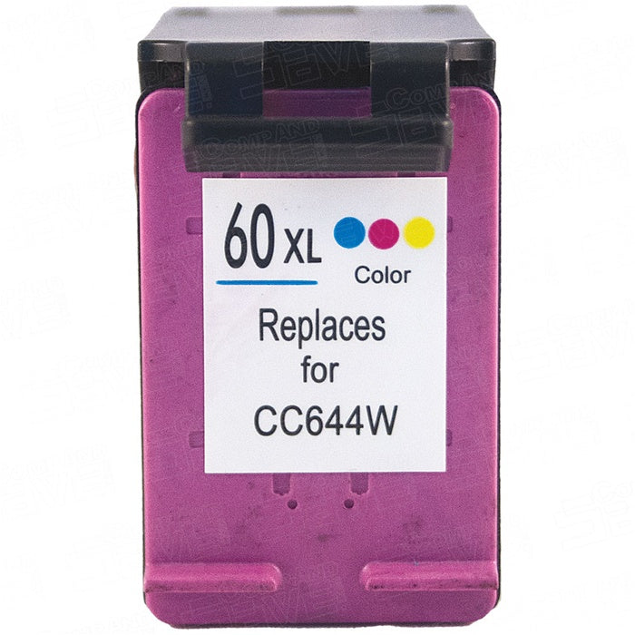 Compatible for HP 60XL CC644WN Ink Cartridge, 440 pages, Tri-Color