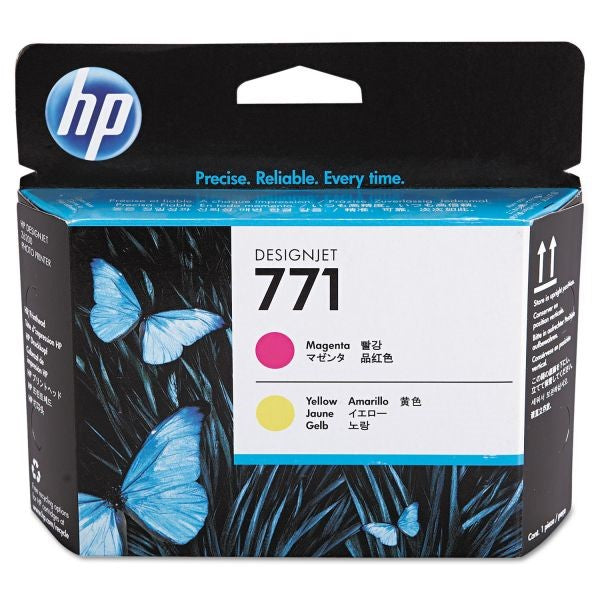 HP 771 CE018A OEM Printhead Cartridge, Magenta/ Yellow