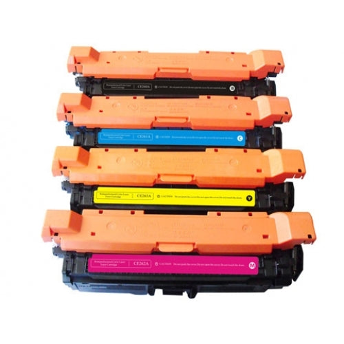Compatible for CE260X Toner Set, B/C/M/Y.