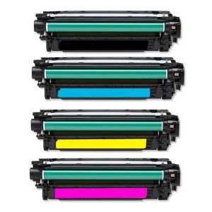Compatible for HP 646A CE264X Toner Set, B/C/M/Y