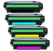 Compatible for CE270A Toner Set, B/C/M/Y