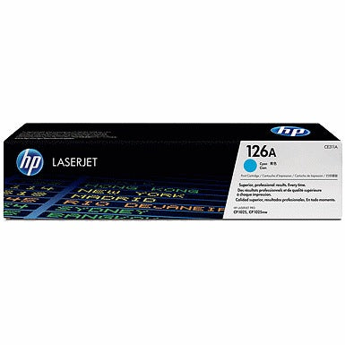 HP 126A CE311A OEM Toner Cartridge, 1K pages, Cyan