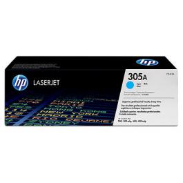 HP 305A CE411A OEM Toner Cartridge, 2600 pages, Cyan