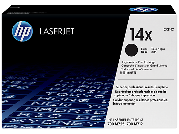 HP 14X CF214X OEM HY Toner Cartridge, 17500 pages, Black