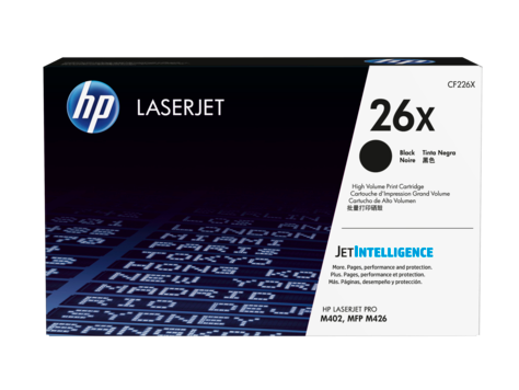 HP 26X CF226X OEM HY Toner Cartridge, 9K pages, Black
