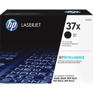 HP 37X CF237X OEM HY Toner Cartridge, 25K Pages, Black