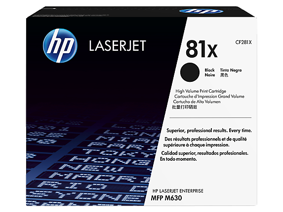 HP 81X CF281X OEM HY Toner Cartridge, 25K pages, Black