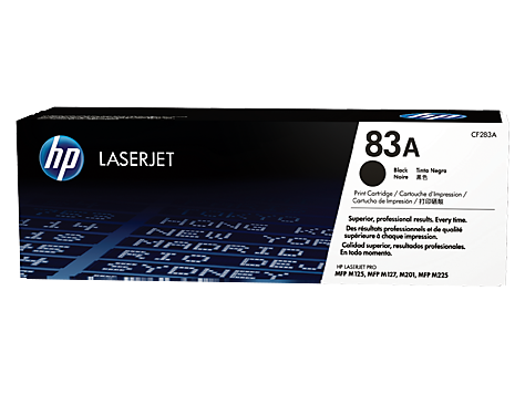 HP 83A CF283A OEM Toner Cartridge, 1500 pages, Black