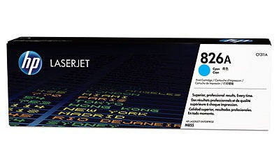 HP 826A CF311A OEM Toner Cartridge, 31500 pages, Cyan