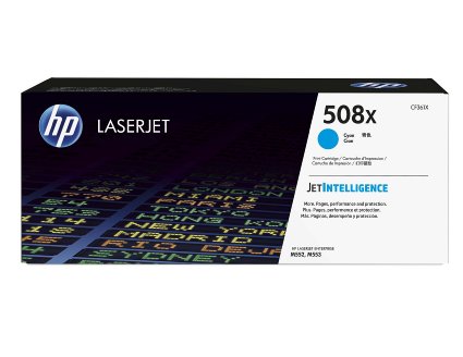 HP 508X CF361X OEM HY Toner Cartridge, 9500 pages, Cyan