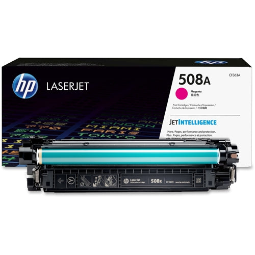 HP 508A CF363A OEM Toner Cartridge, 5K pages, Magenta