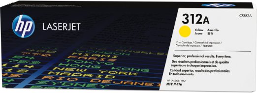 HP 312A CF382A OEM Toner Cartridge, 2700 pages, Yellow