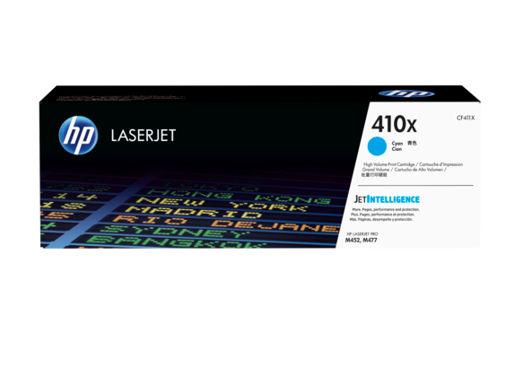 HP 410X CF411X OEM HY Toner Cartridge, 5K pages, Cyan