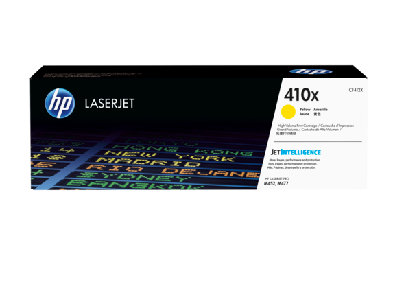 HP 410X CF412X OEM HY Toner Cartridge, 5K pages, Yellow