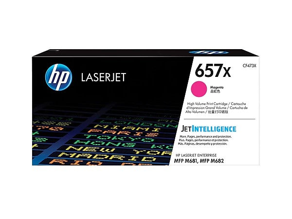 HP 657X CF473X OEM HY LaserJet Toner Cartridge, 23K Pages, Magenta