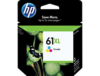 HP 61XL CH564WN OEM HY Ink Cartridge, 300 pages, Tri-Color