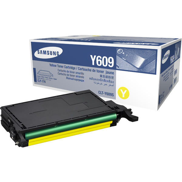 Samsung / HP CLT-Y609S / SU563A OEM HY Toner Cartridge, 7K pages, Yellow