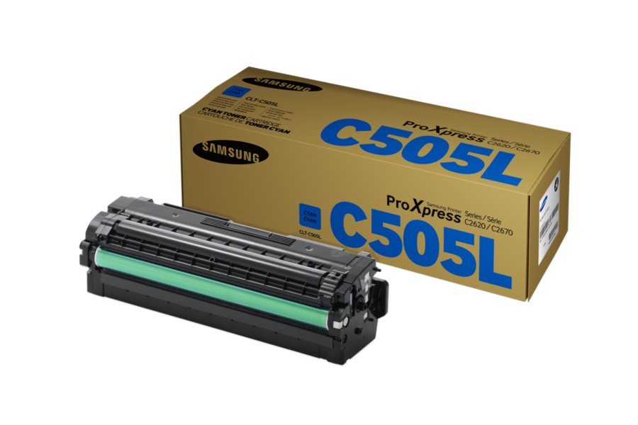 Samsung / HP CLTC505L / SU037A OEM HY Toner Cartridge, 3500 pages, Cyan