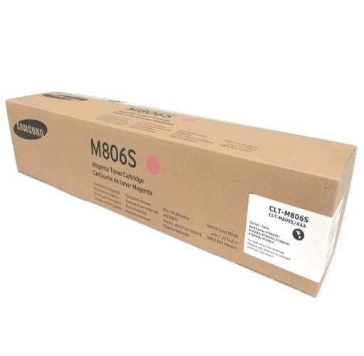 Samsung CLT-M806S / SS637A OEM Toner Cartridge, 30k Pages, Magenta