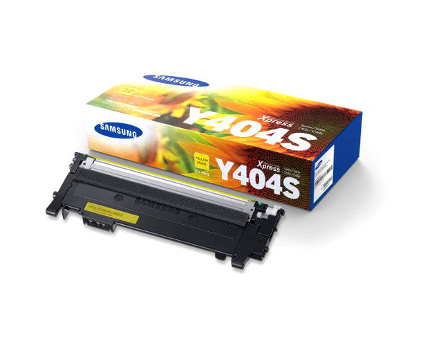 Samsung / HP CLT-Y404S / SU448A OEM Toner Cartridge, 1K pages, Yellow