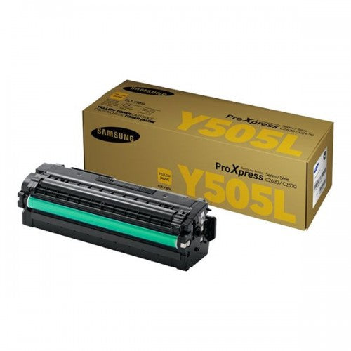 Samsung / HP CLT-Y505L / SU514A OEM HY Toner Cartridge, 3500 pages, Yellow
