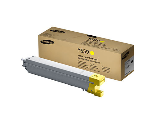 Samsung CLT-Y659S OEM Toner Cartridge, 20K pages, Yellow