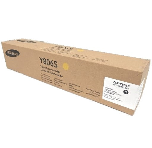Samsung CLT-Y806S / SS730A OEM Toner Cartridge, 30k Pages, Yellow