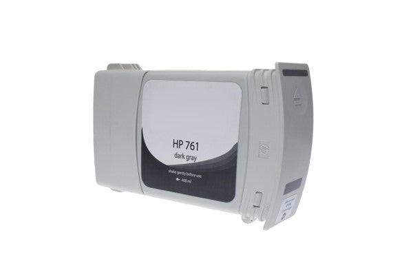 Compatible for HP 761 CM996A InkJet Cartridge, 400 mL, Dark Gray