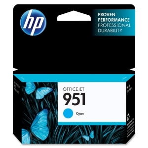 HP 951 CN050AN OEM Ink Cartridge, 700 pages, Cyan
