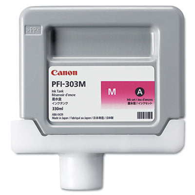 Canon 2960B001 ( PFI 303M ) OEM Ink Cartridge, 330 mL, Magenta