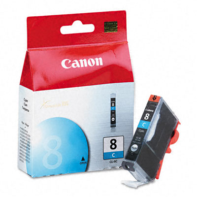 Canon 0621B002 CLI-8 OEM Ink Tank, Cyan