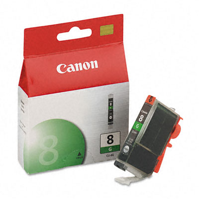 Canon 0627B002 CLI-8 OEM Ink Tank, Green