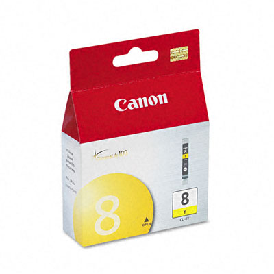 Canon 0623B002 CLI-8 OEM Ink Tank, Yellow
