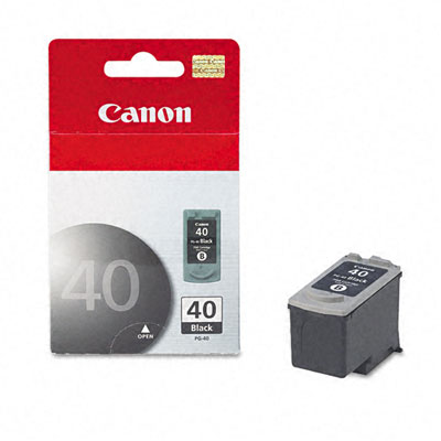 Canon 0615B002 PG40 OEM Ink Tank, 195 pages, Black