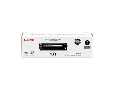 Canon 6272B001AA CRG 131BK OEM Toner Cartridge, 1.4K Pages, Black