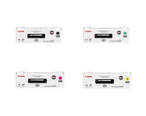 Canon CRG 131 OEM Toner Set, B/C/M/Y