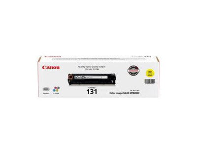 Canon 6269B001AA CRG 131Y OEM Toner Cartridge, 1500 pages, Yellow