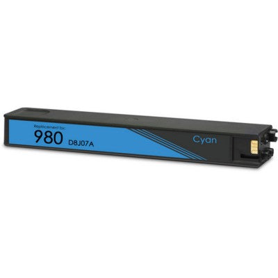 Compatible for HP 980 D8J07A Ink Cartridge, 6.6K Pages, Cyan