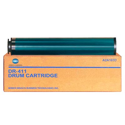 Konica Minolta A2A103D DR-411 OEM Drum, 80K pages, Black