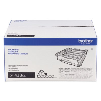 Brother DR-433CL OEM Drum Unit, 50K Pages