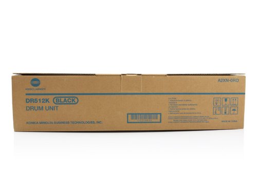 Konica Minolta A2XN0RD DR512K OEM Drum, 70K/120K/120K, Black