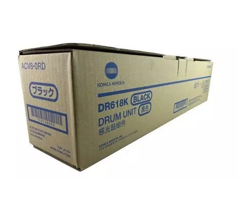 Konica Minolta ACV80RD / ACV80RE DR-618 OEM Drum Unit, 240K Pages, Black