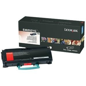 Lexmark E462U21G OEM Extra HY Toner Cartridge, 18,000 pages, Black