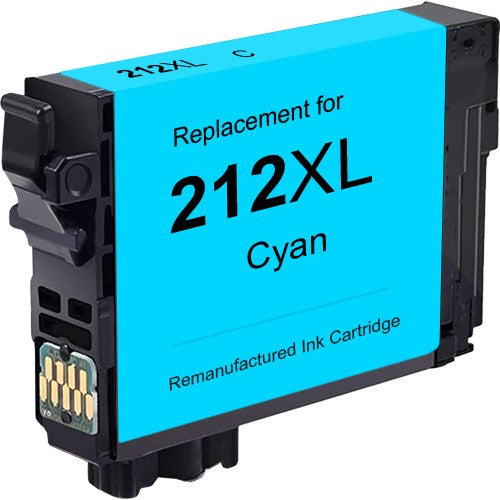 Compatible for 212XL T212XL220 HY InkJet Cartridge, 350 Pages, Cyan
