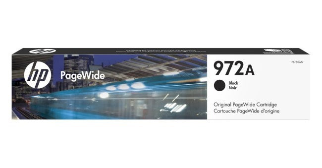 HP 972A F6T80AN OEM PageWide Ink Cartridge, 3.5k pages, Black