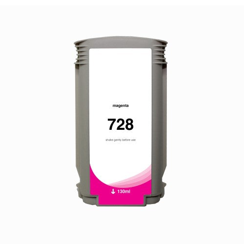 Compatible for HP 728 F9J66A InkJet Cartridge, 130 mL, Magenta