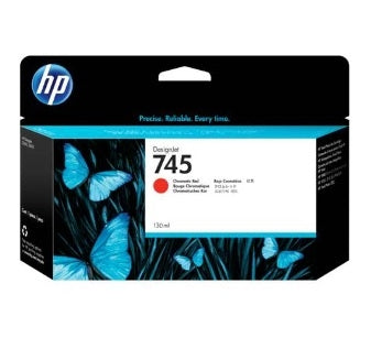 HP 745 F9K00A Inkjet Cartridge, 130ML Pages, Chromatic Red