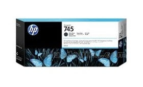 HP 745 F9K05A Inkjet Cartridge, 300ML Pages, Matte Black