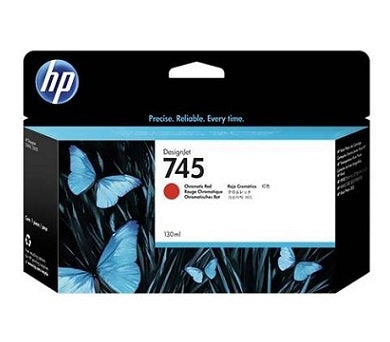 HP 745 F9K06A Inkjet Cartridge, 300ML Pages, Chromatic Red